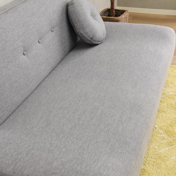 座面が広い2.5人掛けソファ (ESN GY) 3枚目画像