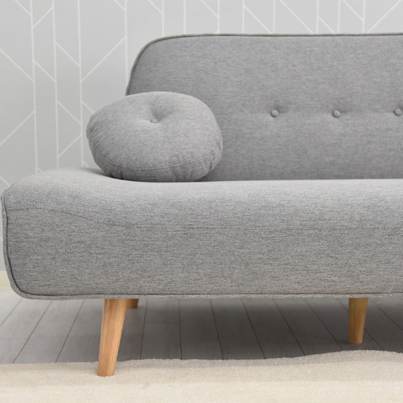 座面が広い2.5人掛けソファ (ESN GY) 5枚目画像