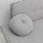 座面が広い2.5人掛けソファ (ESN GY) 6枚目画像