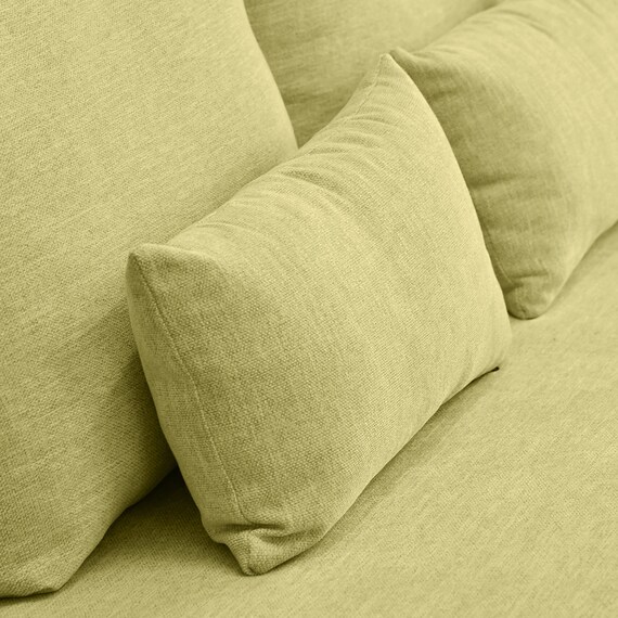 座面が広い2.5人掛けソファ (N2305T GR) 10枚目画像