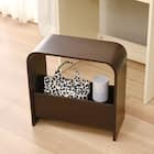 北欧風 収納付きスツール (DBR) 1枚目画像