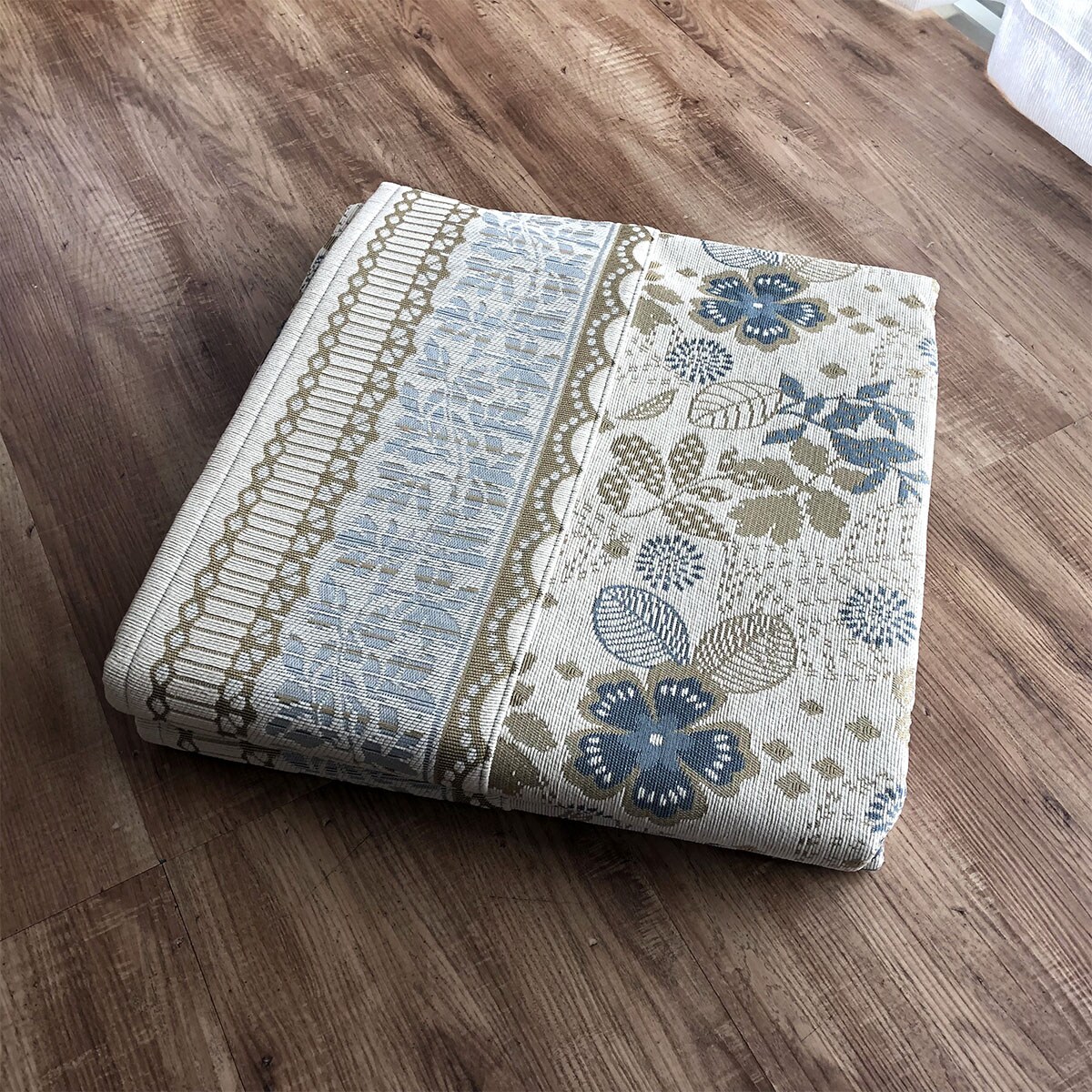 オールシーズンウォッシャブルラグ 185×185cm (GN BL) | ニトリ