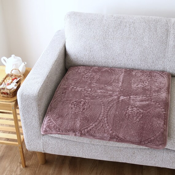 表裏で異なる柄が楽しめる起毛座布団カバー 55×59cm(PDR PU) 1枚目画像