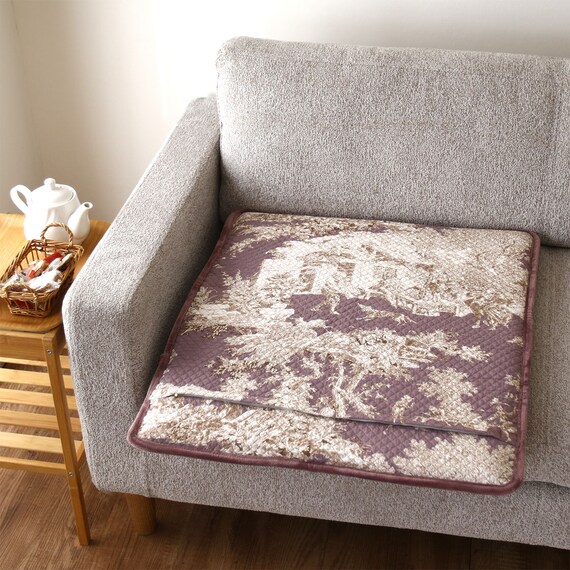 表裏で異なる柄が楽しめる起毛座布団カバー 55×59cm(PDR PU) 2枚目画像