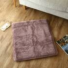 表裏で異なる柄が楽しめる起毛座布団カバー 55×59cm(PDR PU) 3枚目画像