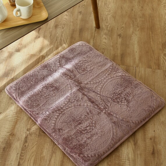 表裏で異なる柄が楽しめる起毛座布団カバー 55×59cm(PDR PU) 4枚目画像