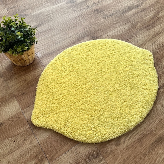 フロアマット 40×70cm (レモン) 1枚目画像