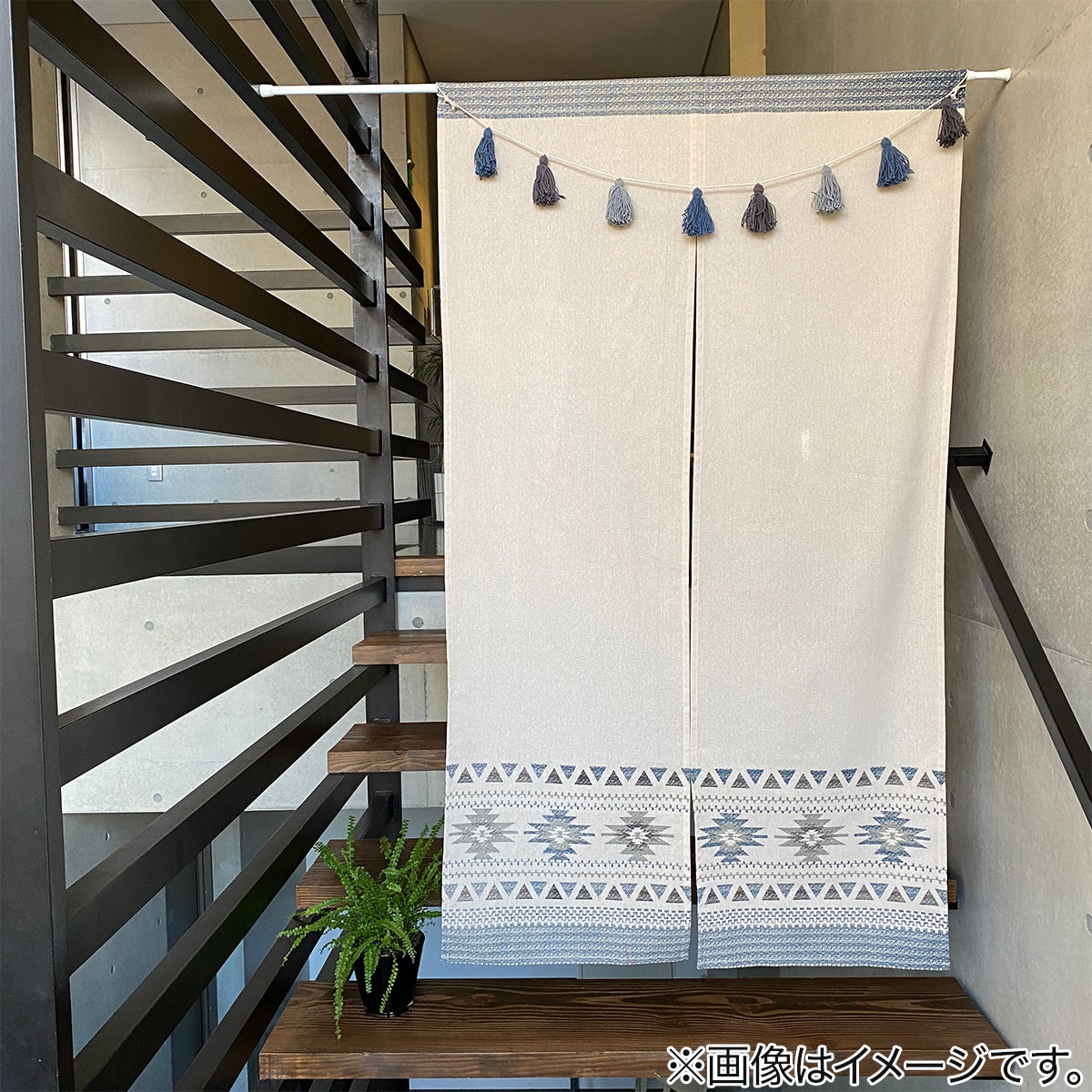 タッシー様 オーダー品 デラックスのれん タッセルつき フリル ☆くるみの森 タッシー様 オーダー品 デラックスのれん タッセルつき フリル