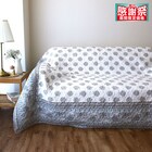 表裏で異なる柄が楽しめるマルチキルトカバー 200×200cm (SPD GY) 1枚目画像