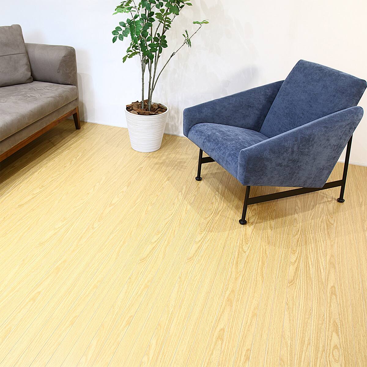 ウッドカーペット 260×260cm オーク キズ・汚れに強いウッドカーペット 江戸間6畳(ウッディ/オーク