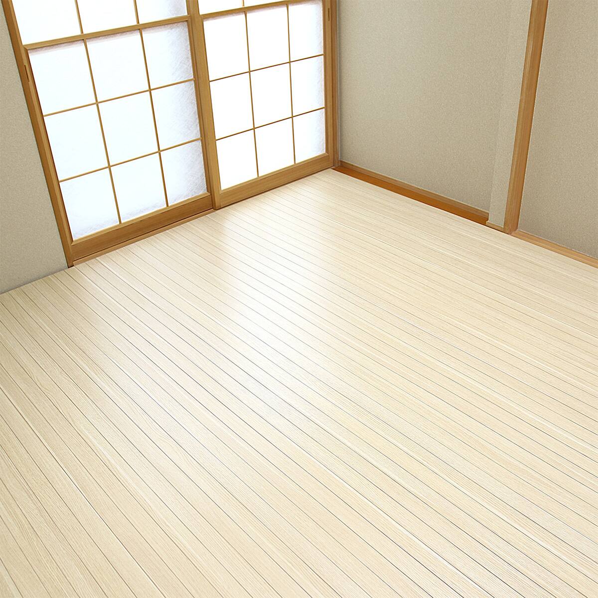 キズ・汚れに強いウッドカーペット 団地間6畳(ウッディ/ナチュラル