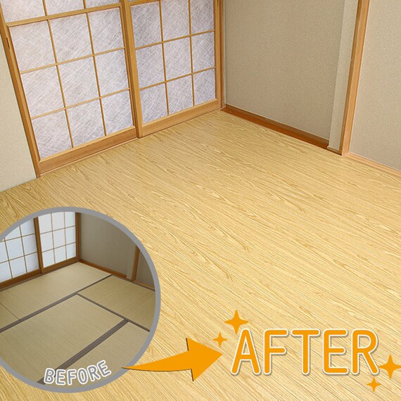 キズ・汚れに強いウッドカーペット 団地間6畳(ウッディ/オーク) 6枚目画像