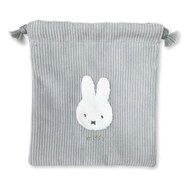 ミッフィーフワモコワッペン巾着