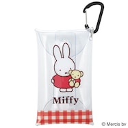 ミッフィークリアマルチケース(S RDギンガム)
