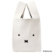 MIFFYニットトートバッグ(フェイス アイボリー)