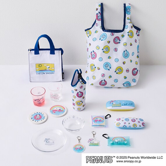 メガネケース(プール チルライフ スヌーピー) 2枚目画像