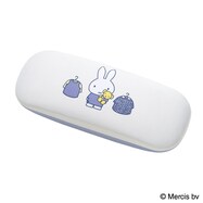 miffyメガネケース ブルードレス(アイボリー)