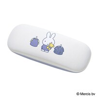 miffyメガネケース ブルードレス(アイボリー)