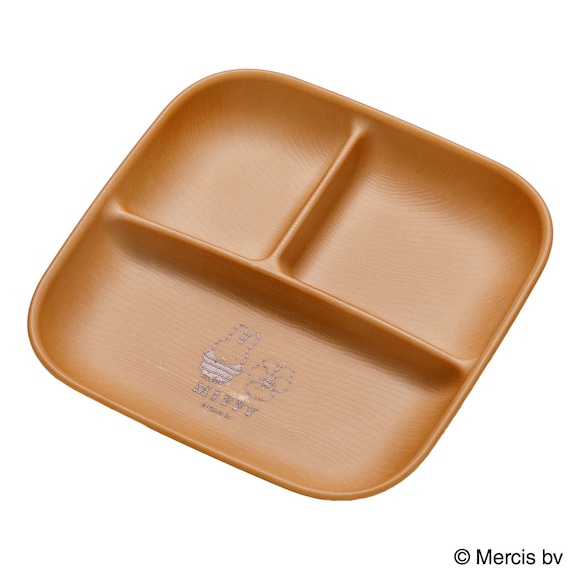 スクエアワンプレート(ベージュ sweet&violet ミッフィー) 4枚目画像