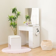 一面鏡ドレッサー(OS331 WH)