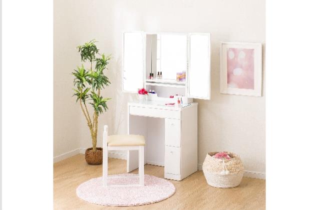 【最終値下げ】NITORI　ドレッサー 2025年最新】NITORI 特徴：完成品 ドレッサー・鏡台の人気