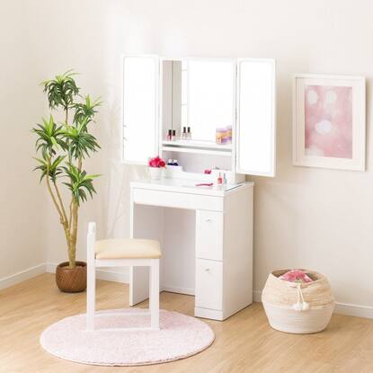 三面鏡ドレッサー(DR2)【創業祭感謝価格：11/27～1/6まで】通販  