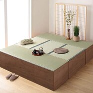 【送料無料】い草畳収納ユニット長方形タイプセット 210×180cm【期間限定価格:11/27~1/5まで】