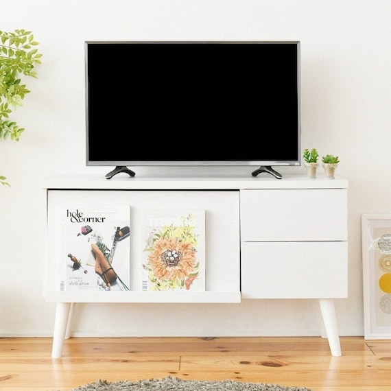 北欧風テレビ台 (幅100cm WH) 1枚目画像