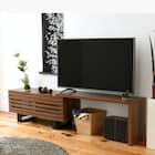 幅が伸縮する和モダンタイプのテレビ台 (BR) 4枚目画像