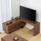 幅が伸縮する和モダンタイプのテレビ台 (BR) 5枚目画像
