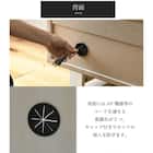 幅が伸縮する和モダンタイプのテレビ台 (BR) 10枚目画像