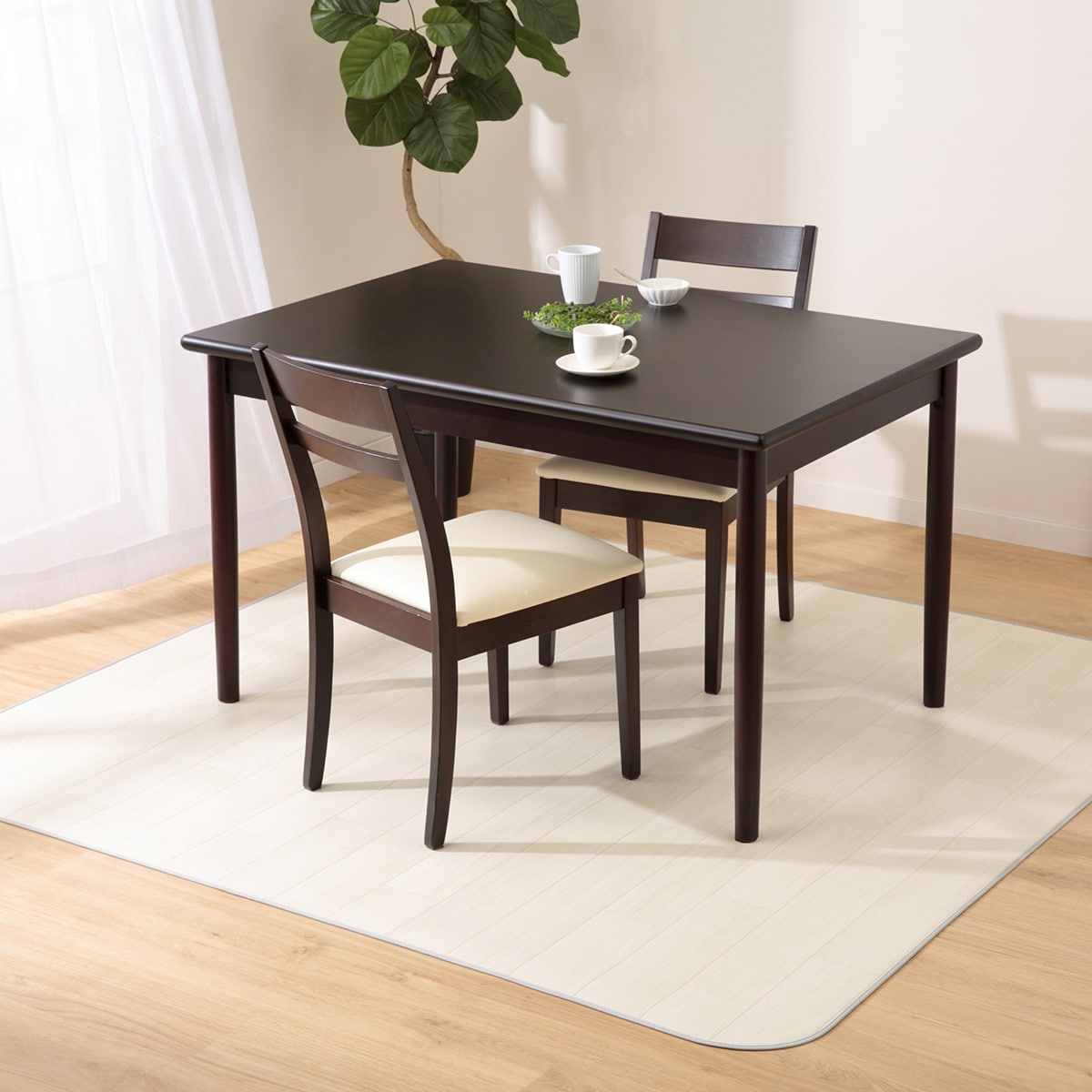 ふきとれるクッションフロアラグ ホワイト182x182 通販 ニトリネット 公式 家具 インテリア通販