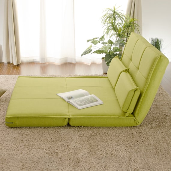 リクライニングソファベッド 布張りタイプ (リズム GR) 5枚目画像