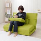 リクライニングソファベッド 布張りタイプ (リズム GR) 9枚目画像