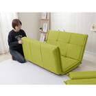 リクライニングソファベッド 布張りタイプ (リズム GR) 10枚目画像