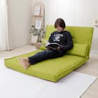 リクライニングソファベッド 布張りタイプ (リズム GR) 11枚目画像