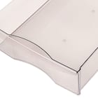 文具・書類整理に便利な深型クリアチェスト(6段 アイボリー) 2枚目画像