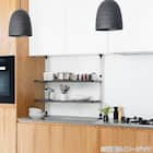 木目調つっぱり棚(幅75cm) 3枚目画像