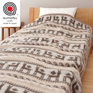 アルパカ毛布 シングル(BE)