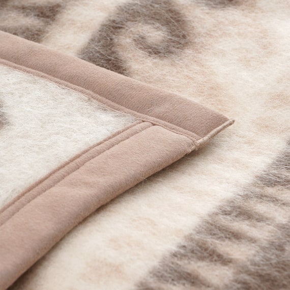 アルパカ毛布 シングル (BE) 4枚目画像