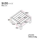 人工木縁台(90×90cm ブラウン) 13枚目画像