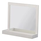 デスクや玄関に便利な大型卓上ミラー (WH) 1枚目画像