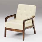 1人掛けソファ 合皮タイプ (オッジ IV) 1枚目画像