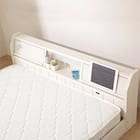 フラップ扉式フロアベッドフレーム(D WH) 3枚目画像