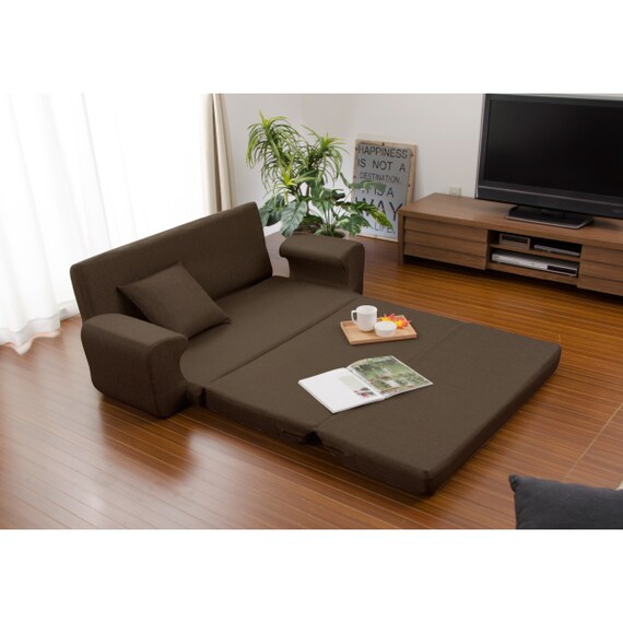 ソファマットレス クッション付き 布張りタイプ (コロン BR) 2枚目画像