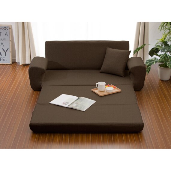 ソファマットレス クッション付き 布張りタイプ (コロン BR) 4枚目画像