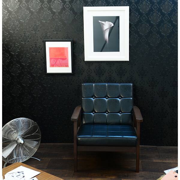 再入荷 レトロ調 コンパクト 1人用ソファ クロスステッチソファ シングルソファ Ucs Gob Ve