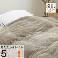 人工羽毛掛布団 吸湿発熱プラス セミダブル（ADP）