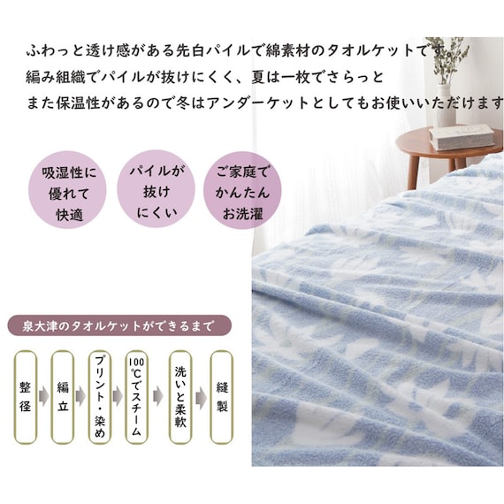 国産マイヤータオルケット(23 S PI) 3枚目画像