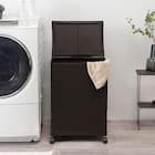 水に強いランドリー収納(70L ダークブラウン) 1枚目画像